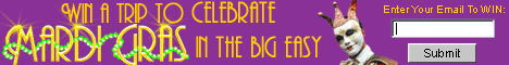 Enter to Win a trip for two to New Orleans to party and celebrate Mardi Gras!