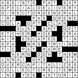 Crossword Puzzle #18 (PRINT VERSION)
